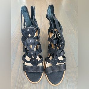 Dolce Vita black block high heels